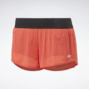 Spodenki Damskie Reebok United by Fitness MyoKnit Pomarańczowe/Czerwone PL 40PUCAZ